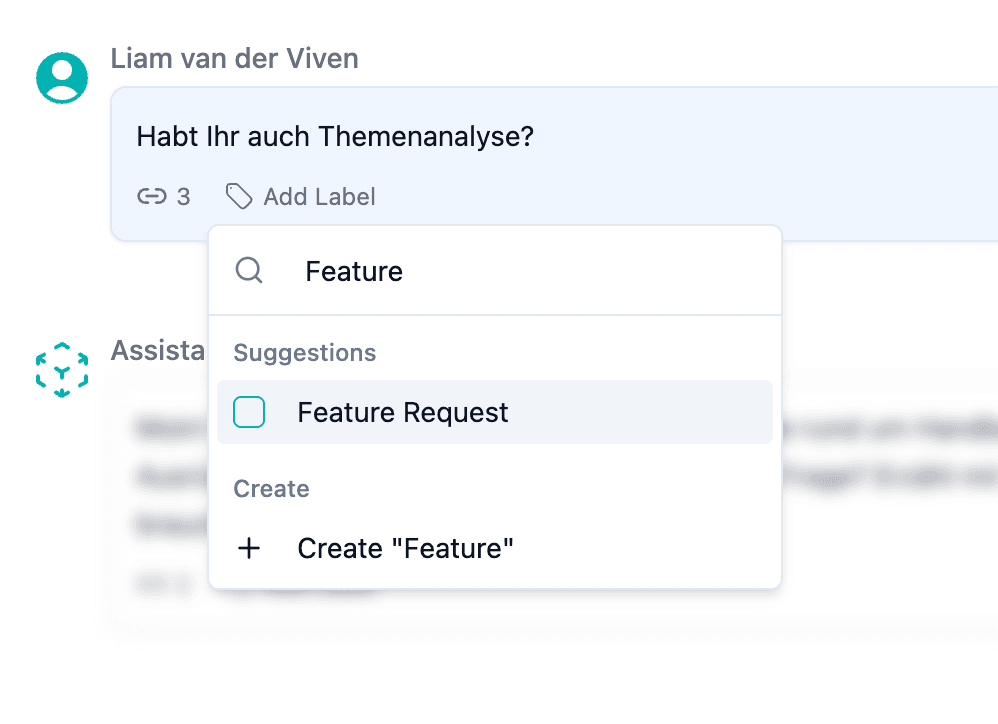 Labels: Gespräche, Nachrichten und Nutzer organisieren