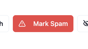 Als SPAM markieren Button in der Batch-Aktions-Toolbar